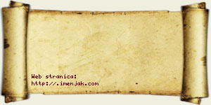 Tijana Keserović vizit kartica